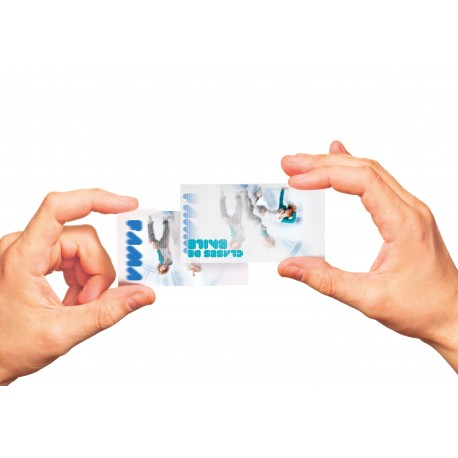 TARJETA LENTICULAR FLIP 3D