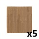 SET 5 POSAVASOS DE BAMBu CEYLAN