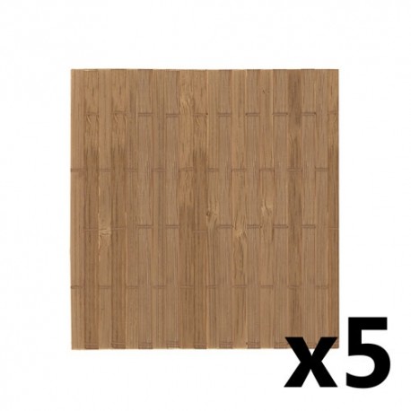 SET 5 POSAVASOS DE BAMBu CEYLAN