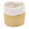 PANERA DE ALGODON Y JUTE NATURAL "PAPÚA"
