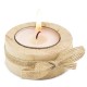 VELA DE MADERA ARTESANAL VESTA