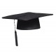 BIRRETE DE GRADUACION NEGRO