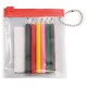 BOLSA PVC LAPICES COLORES ROJO