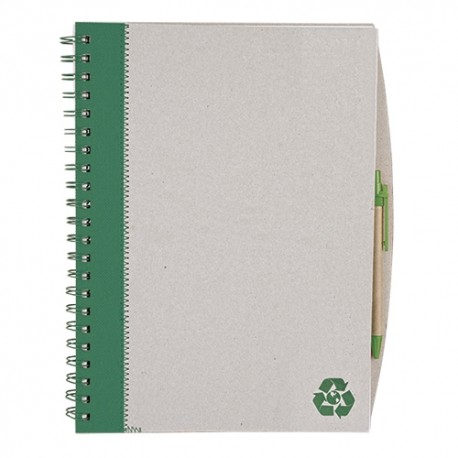 CUADERNO A4 CARTON RECICLADO VE