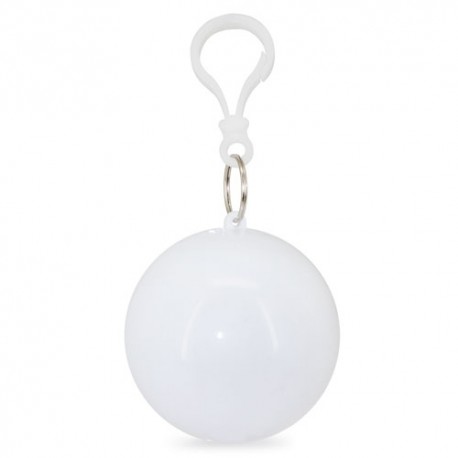 PONCHO LLUVIA PLEGABLE BLANCO