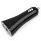 CARGADOR DE COCHE DOBLE USB NEGRO