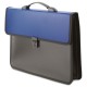 MALETIN CONGRESOS PVC AZUL