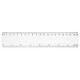 REGLA FLEXIBLE 20 CM BLANCO