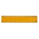 REGLA FLEXIBLE 20 CM NARANJA