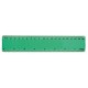 REGLA FLEXIBLE 20 CM VERDE
