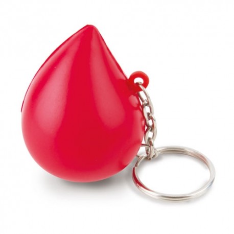LLAVERO GOTA ANTIESTRES ROJO