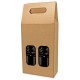 CAJA CARTON VENTANA 2 BOTELLAS