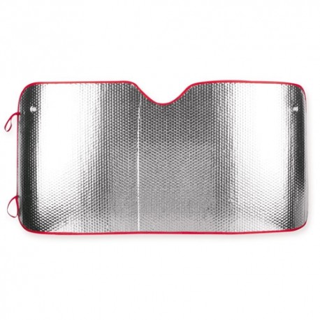 PARASOL METALICO COCHE 2 CARAS RIBETE ROJO