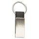 LLAVERO METALICO PIEL NEGRO
