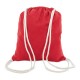 BOLSA MOCHILA ROJO ALGODON