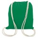 BOLSA MOCHILA VERDE ALGODON