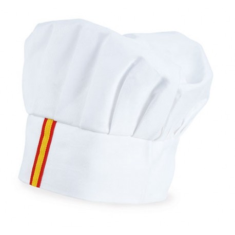 GORRO COCINERO BANDERA BLANCO
