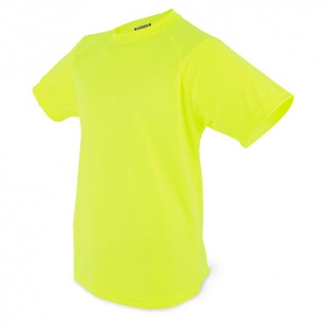 CAMISETA LIGHT DF NINO AMARILLA FLUORESCENTE