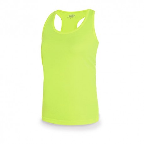 CAMISETA TWICE DF AMARILLA FLUOR L