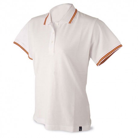 POLO BANDERA MUJER PIERRE DELONE BL