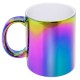 MUG CERAMICA METALIZADA MULTICOLOR