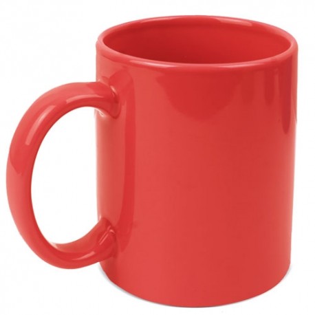 MUG CERAMICA ROJA