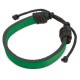 PULSERA POLIPIEL AJUSTABLE VERDE