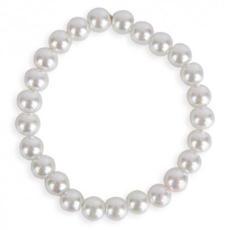 PULSERA PERLAS FANTASIA BL