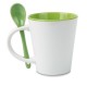 MUG CERAMICA CUCHARA PISTACHO