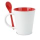 MUG CERAMICA CUCHARA ROJA