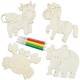 SET PIEZAS MADERA HAPPY4 PCS