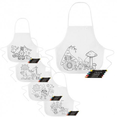 DELANTAL INFANTIL CHISPI PACKDE 5