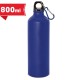 BOTELLA DE ALUMINIO ACABADO MATE CON MOSQUETON 800 ml