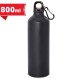 BOTELLA DE ALUMINIO ACABADO MATE CON MOSQUETON 800 ml
