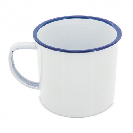 MUG METaLICA ESMALTADA RETRO REBORDE
